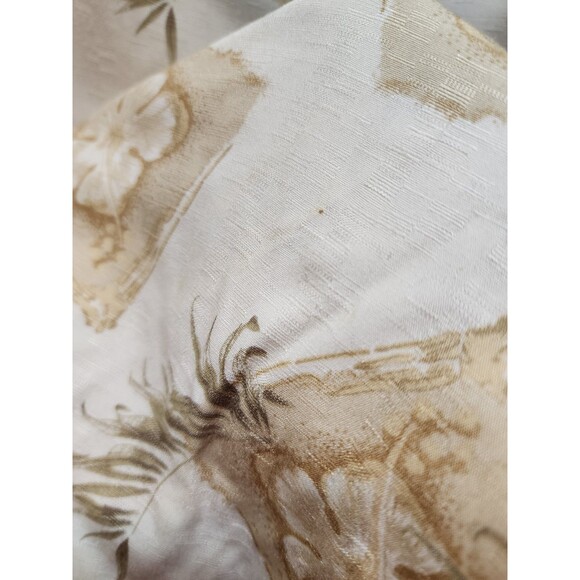 CARIBBEAN MENS XL MENS BUTTON UP SHIRT FLORAL VINTAGE Y2K TROPICAL VACATION SOFT - Picture 8 of 16